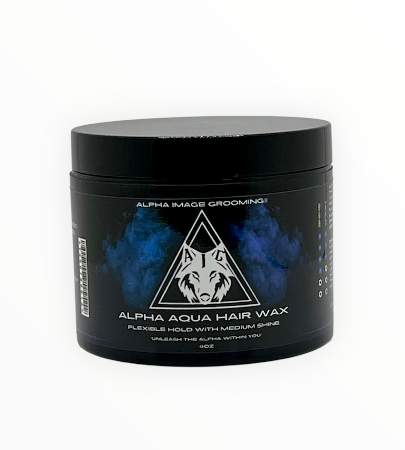 Alpha AQUA Hair Wax|Fresh Scent|Made With 100% Natural Ingredients|Low Shine|Flexible Hold|