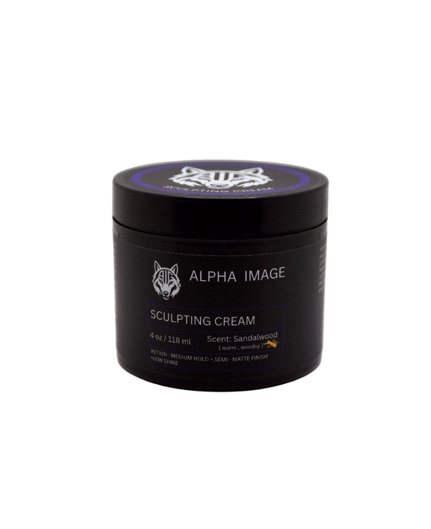 Alpha Sculpting Cream|Semi Matte Finish|Medium Hold|Castor Oil|Textured Look|