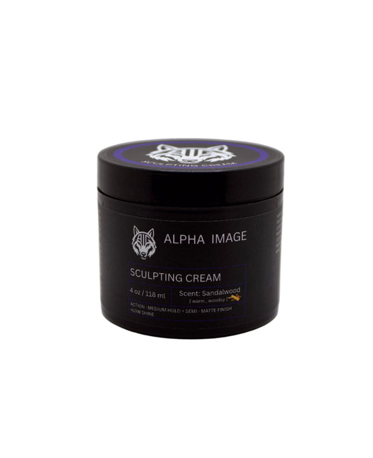 Alpha Sculpting Cream|Semi Matte Finish|Medium Hold|Castor Oil|Textured Look|