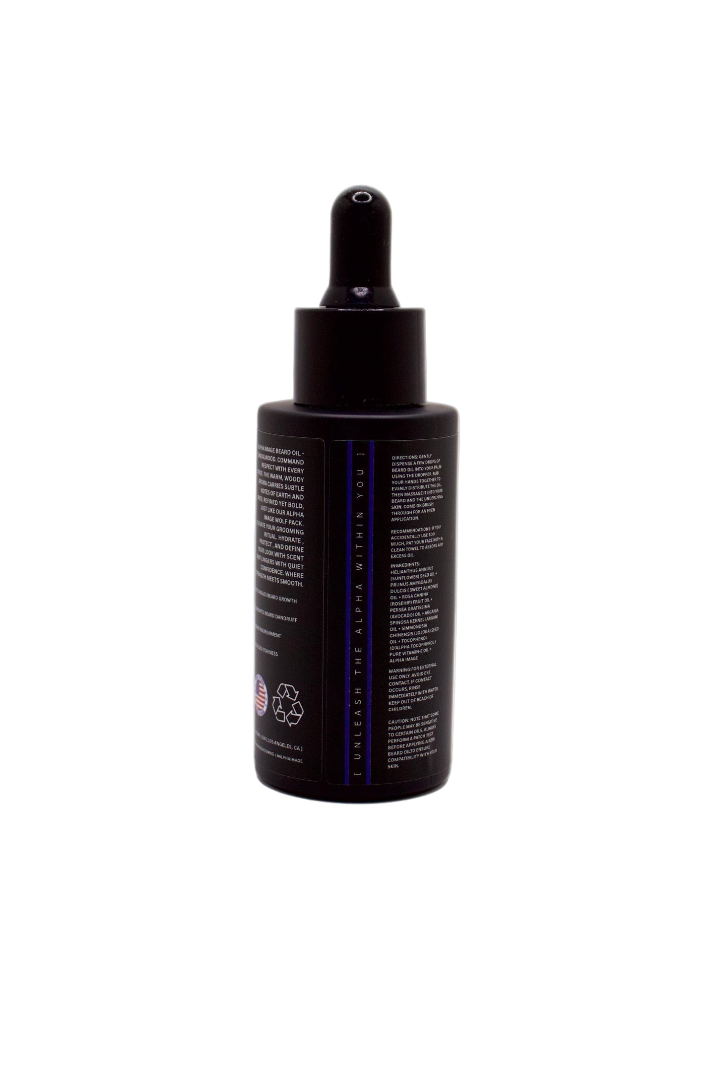 Alpha Image Citrus Scented Beard Oil & Conditioner In 1|2 oz|Infused With 100% Natural Ingredients To Soften/Moisturize/Support Beard Growth|Long Lasting Scent|