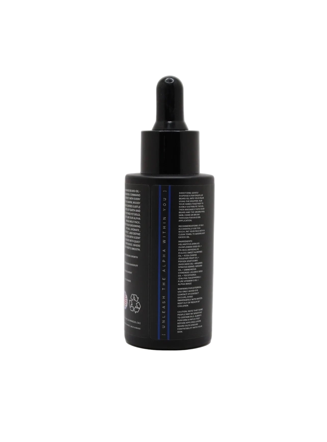 Alpha Image Fresh Scented Beard Oil |1.40oz|Infused With 100% Natural Ingredients To Soften/Moisturize/Support Beard Growth|Long Lasting Scent|
